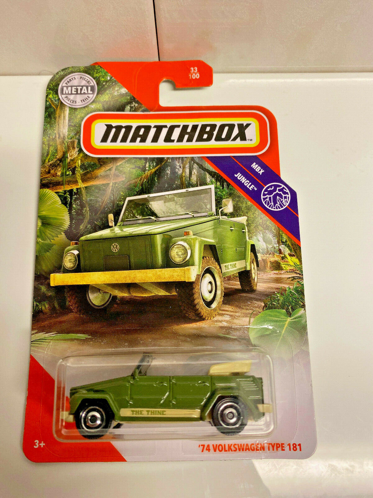 2020 Matchbox MBX Jungle '74 Volkswagen Type 181 "The Thing" NIP