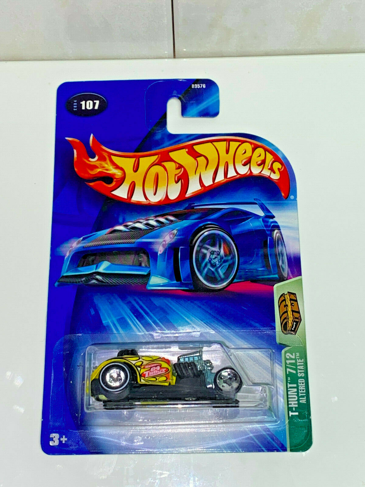 2004 Hot Wheels Treasure Hunt 7/12 Altered State Collector #107 Real Riders NIP