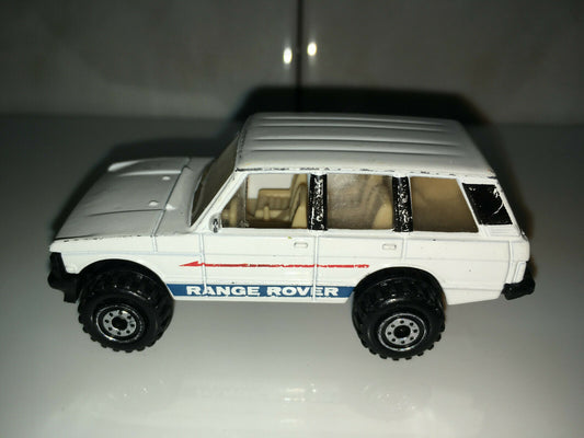 1989 Hot Wheels White Range Rover Loose Played Condition