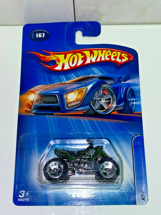2005 Hot Wheels ATV Collector Number #167 Olive Green NIP