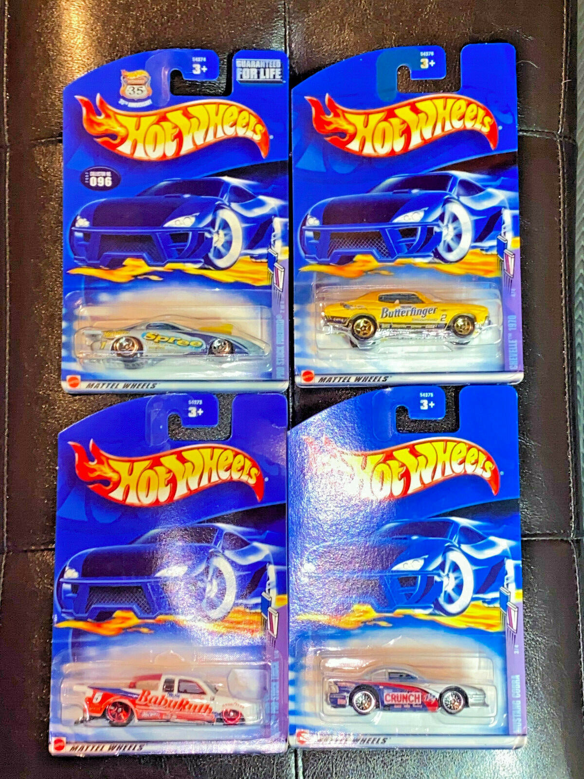 2002 Hot Wheels Sweet Rides Full Set of 4 Baby Ruth/Spree/Crunch/Butterfinger