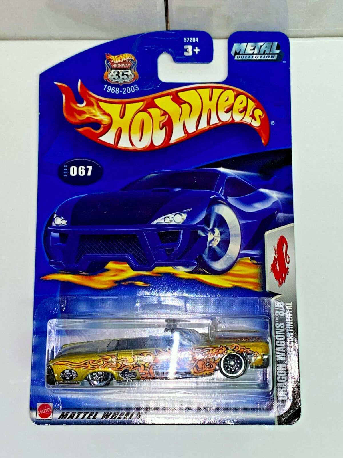 2003 Hot Wheels Dragon Wagons Full Set Lot of 5 Cars #065, #066, #067, #068,#069