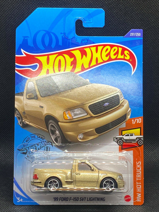 2020 Hot Wheels HW Hot Trucks #1/10 '99 Ford F-150 SVT Lightning #237/250 NIP
