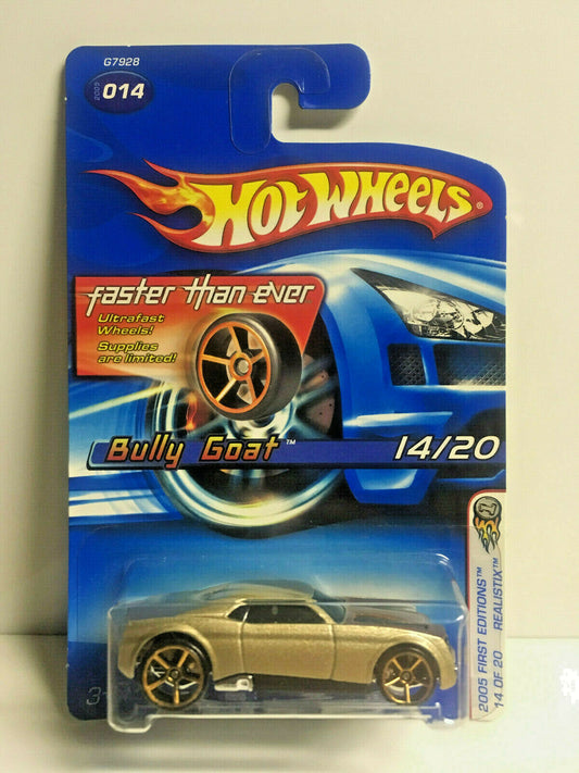 2005 Hot Wheels First Editions Bully Goat #14/20 Gold NIP