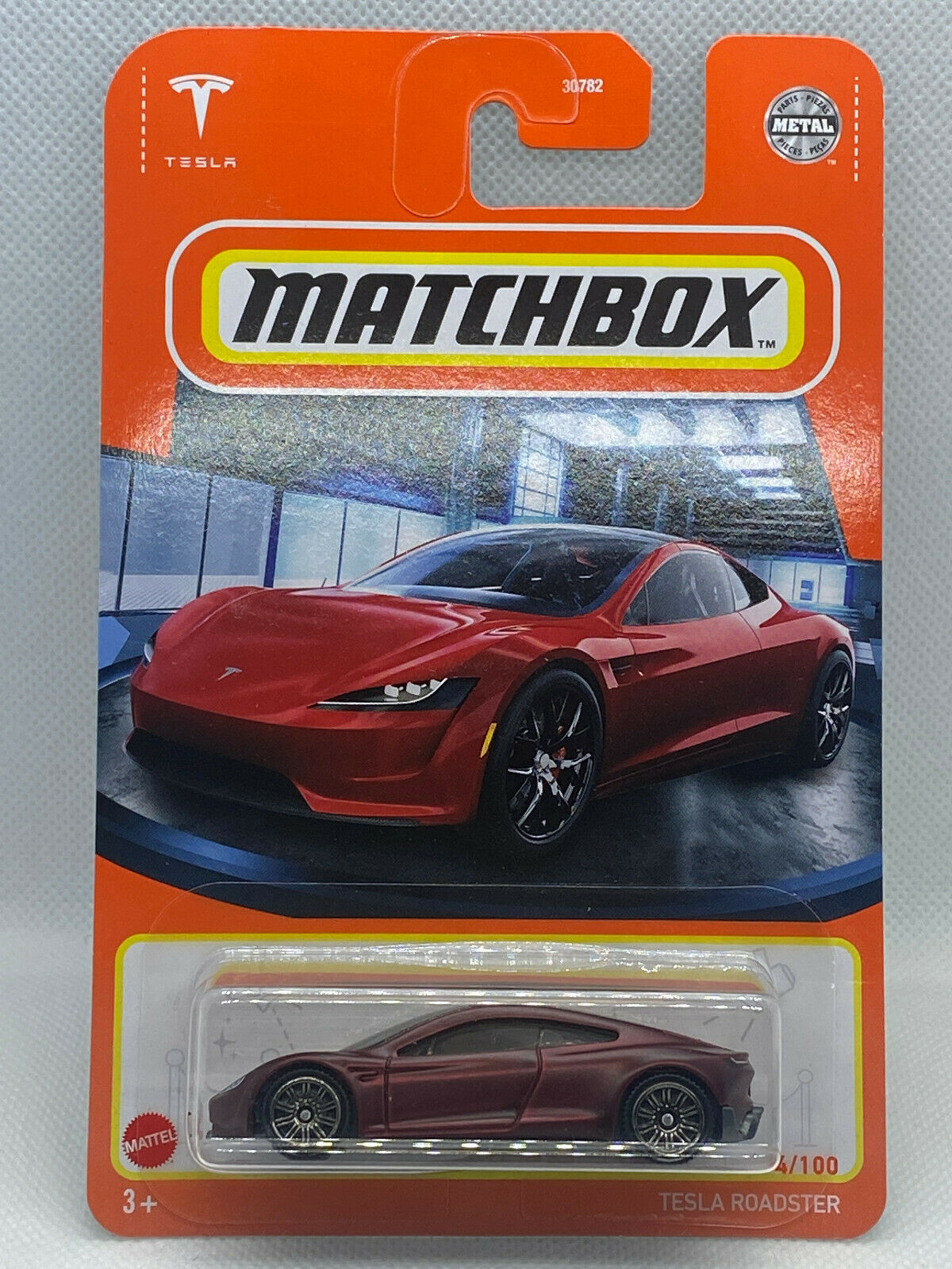 2021 Matchbox Tesla Roadster #4/100 NIP Elon Musk Space X