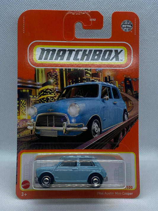 2021 Matchbox #70/100 1964 Austin Mini Cooper Blue