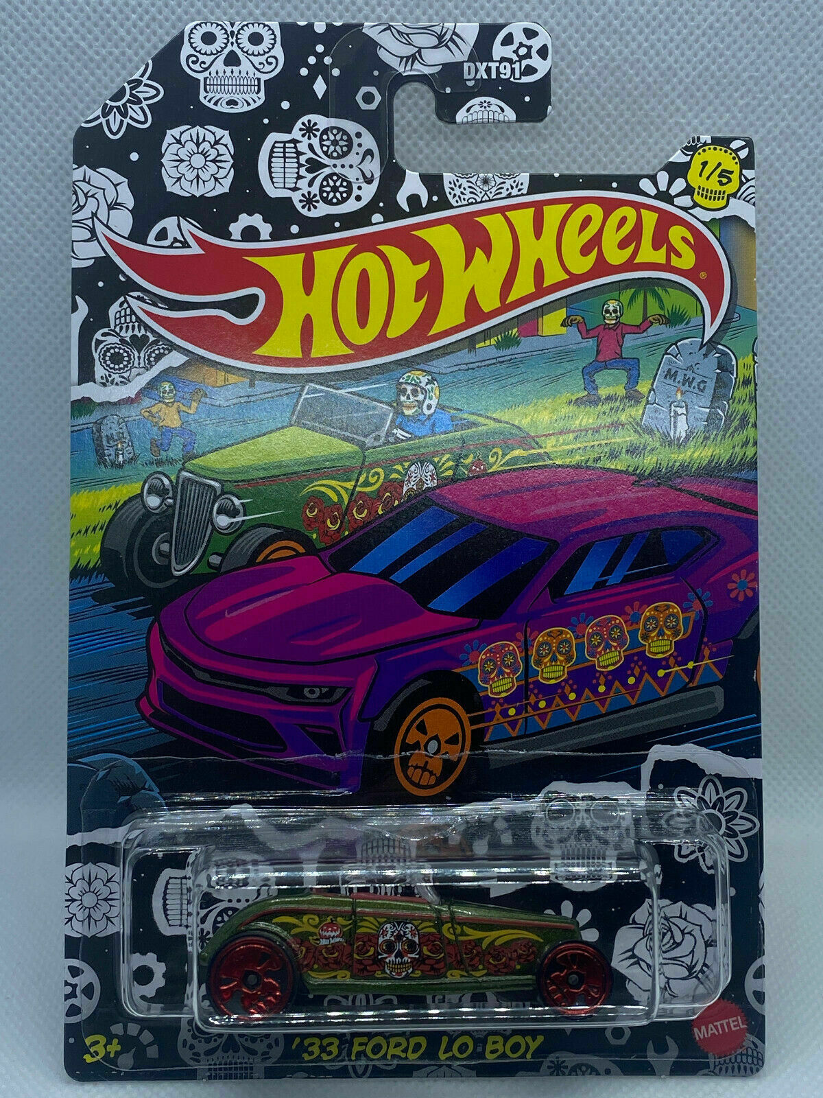 2021 Hot Wheels '33 Ford Lo Boy #1/5 2021 Halloween Day of The Dead