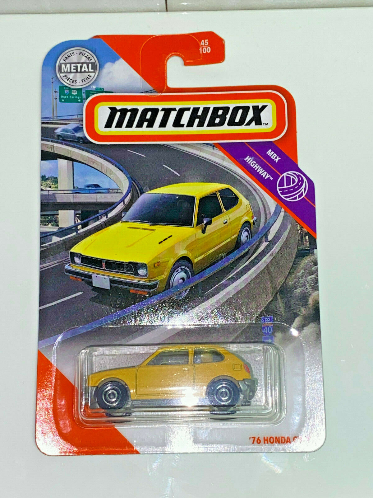 2020 Matchbox MBX Highway '76 Honda CVCC #45/100 NIP