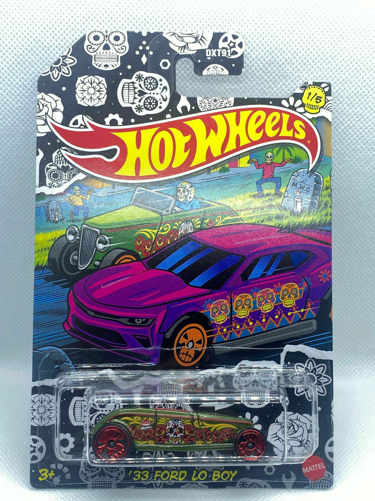2021 Hot Wheels '33 Ford Lo Boy #1/5 2021 Halloween Day of The Dead