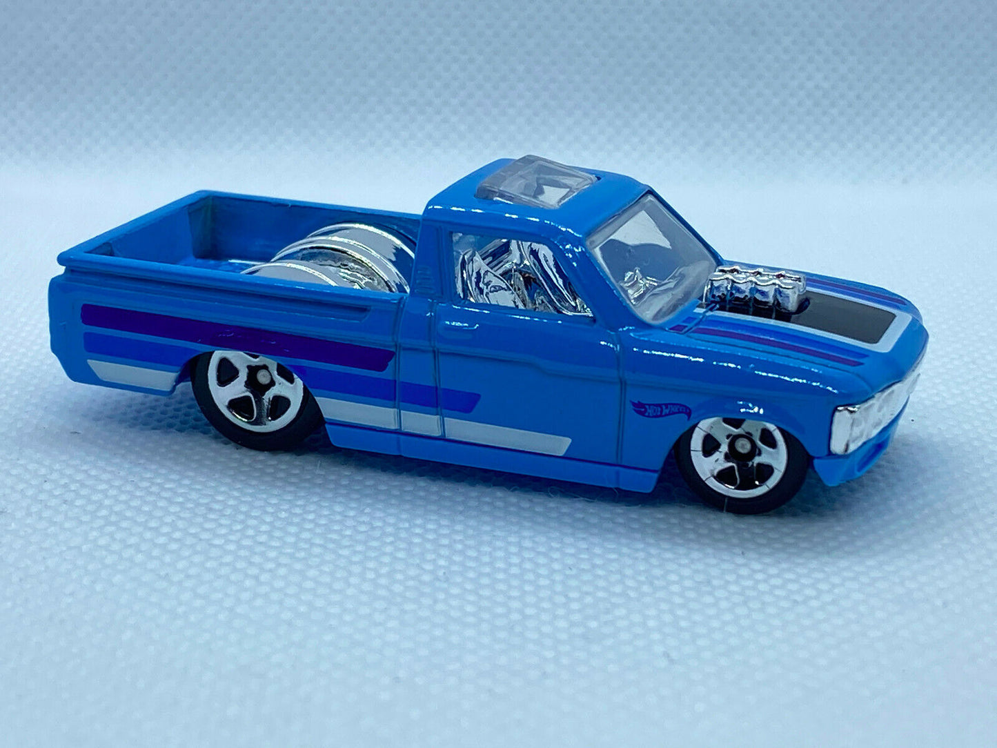 2021 Hot Wheels Pick Up Series #5/5 Custom '72 Chevy Luv Blue LOOSE