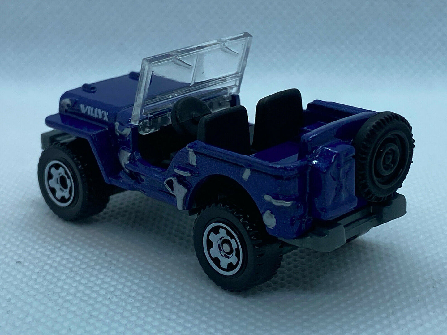 2020 Matchbox MBX Jungle #68/100 Jeep Willys Blue LOOSE