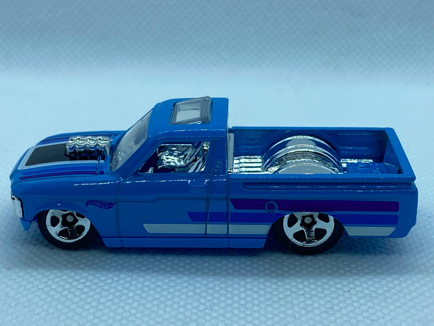 2021 Hot Wheels Pick Up Series #5/5 Custom '72 Chevy Luv Blue LOOSE