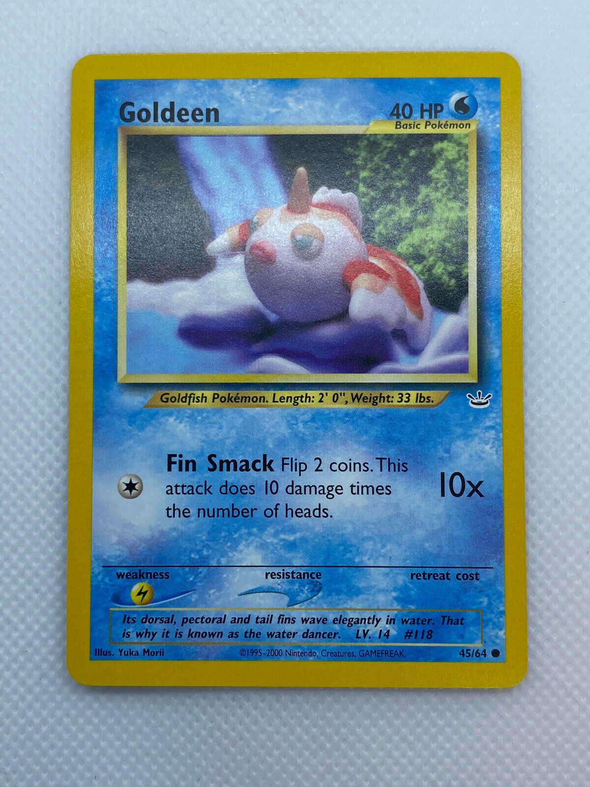 Pokémon Goldeen 45/64 Neo Revelation NM Condition