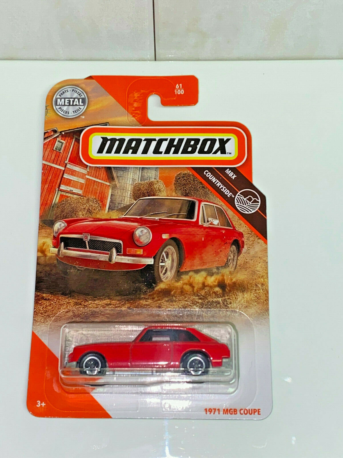 2020 Matchbox MBX Countryside #61/100 1971 MGB Coupe RED NIP