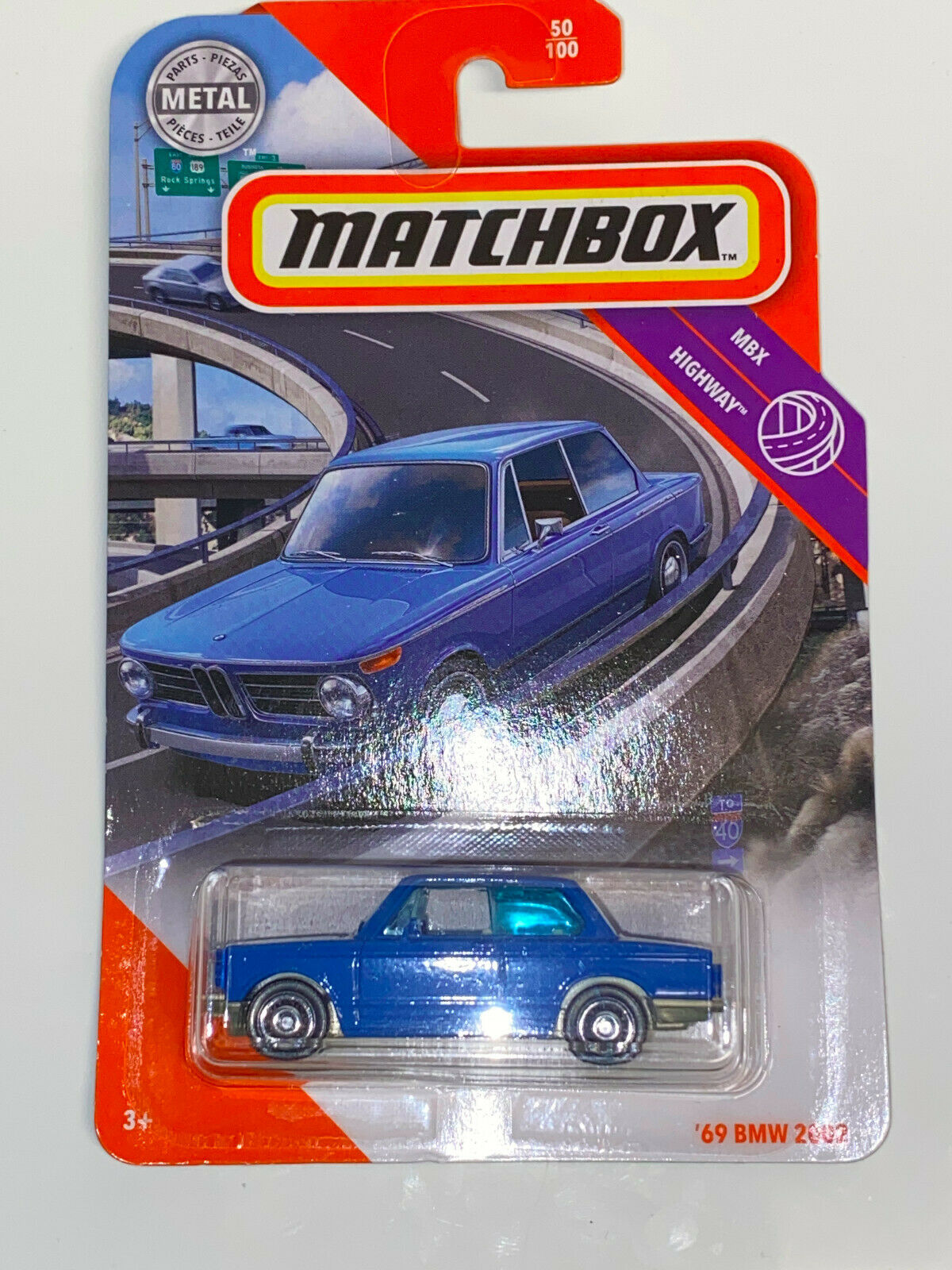 2019 Matchbox MBX Highway #50/100 '69 BMW 2002 NIP