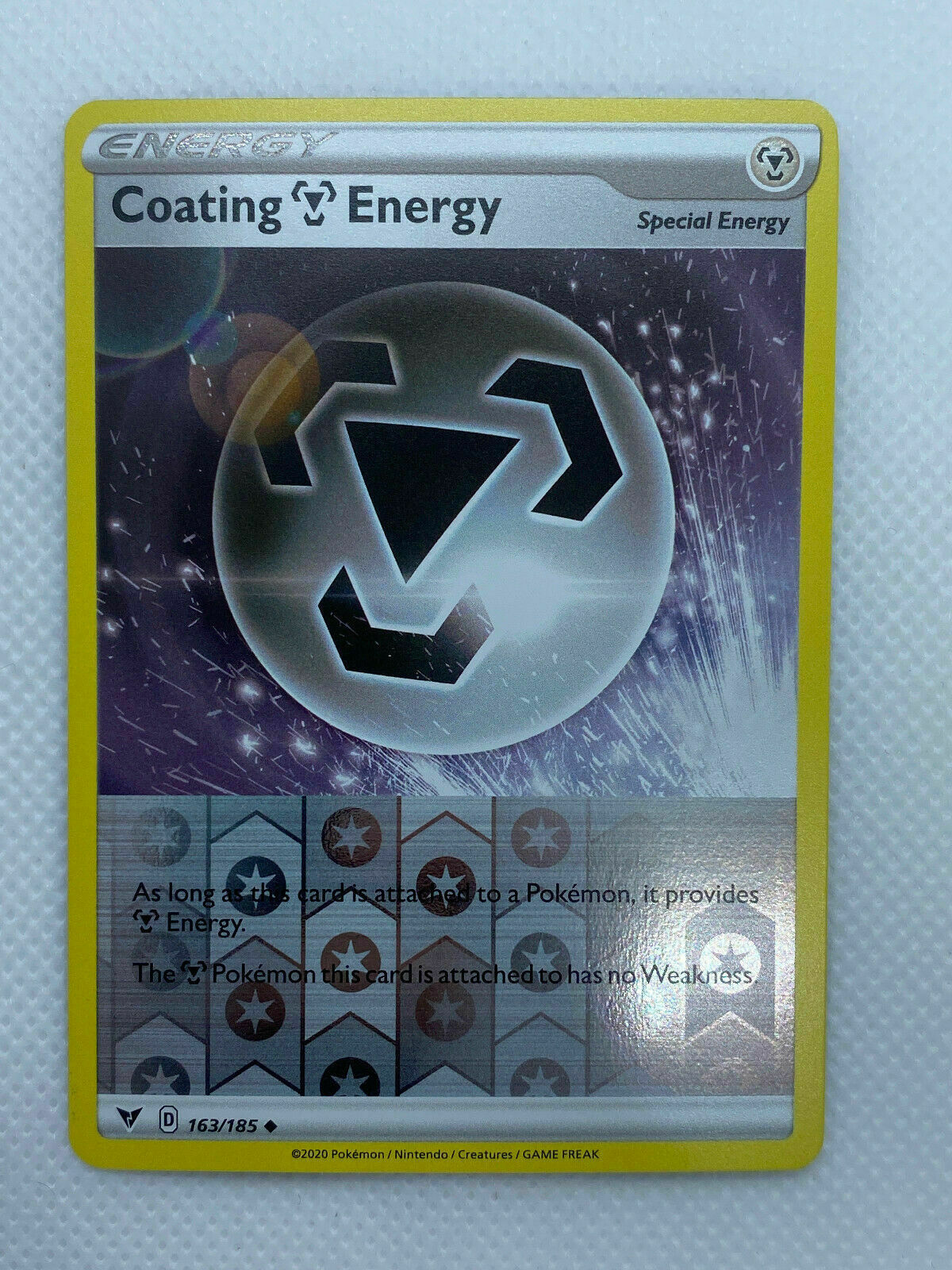 Pokémon Sword & Shield Vivid Voltage Special Energy Coating Energy Reverse HOLO