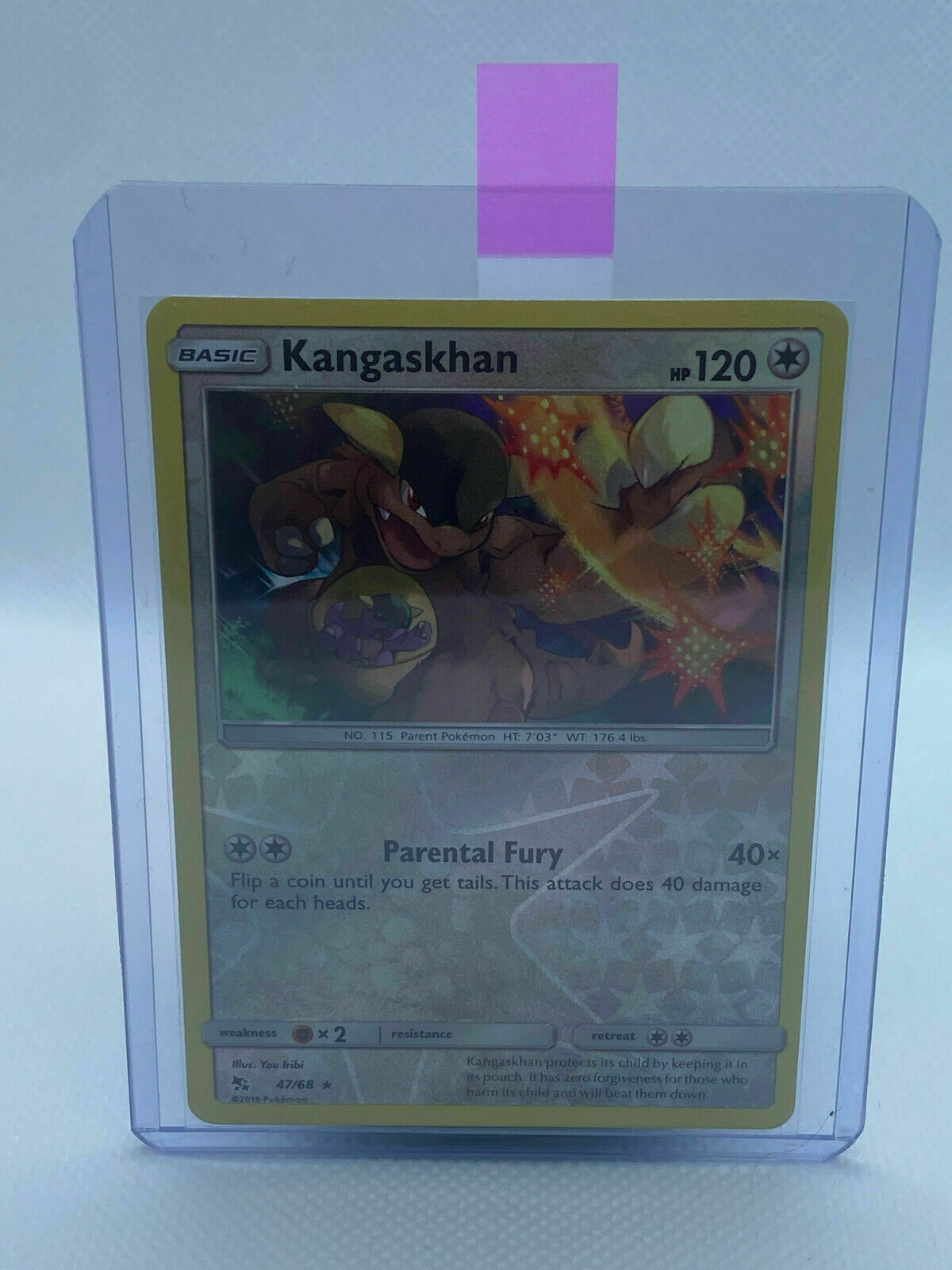 Kangaskhan - Hidden Fates Pokémon card 47/68