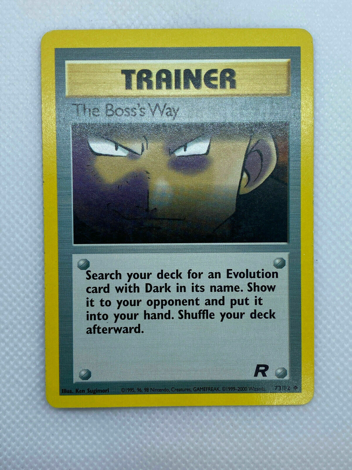 Pokémon Trainer The Boss's Way Team Rocket Series Uncommon MP Condition 73/82