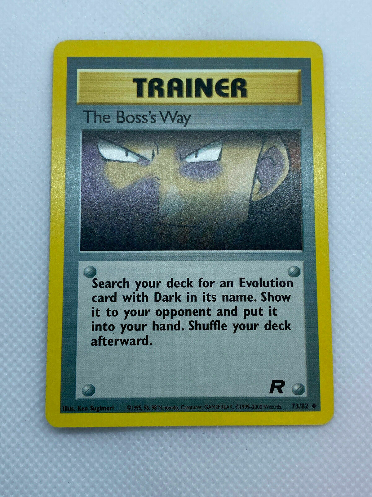 Pokémon Trainer The Boss's Way Team Rocket Series Uncommon MP Condition 73/82