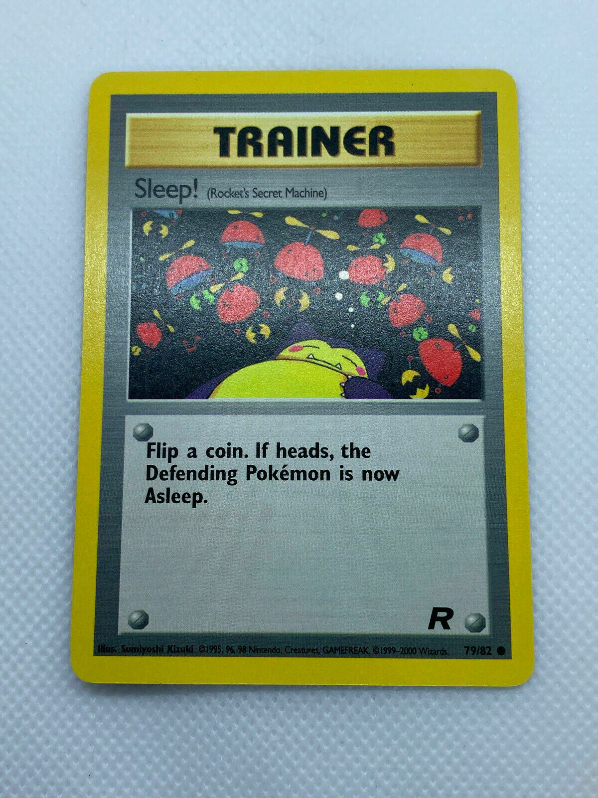Pokémon Trainer Sleep! Team Rocket Series Uncommon LP Condition 79/82