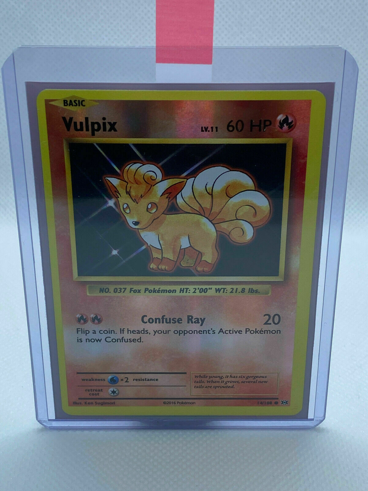 Pokémon XY Evolutions Vulpix Common REVERSE HOLO #14/108 NM Fresh PULL