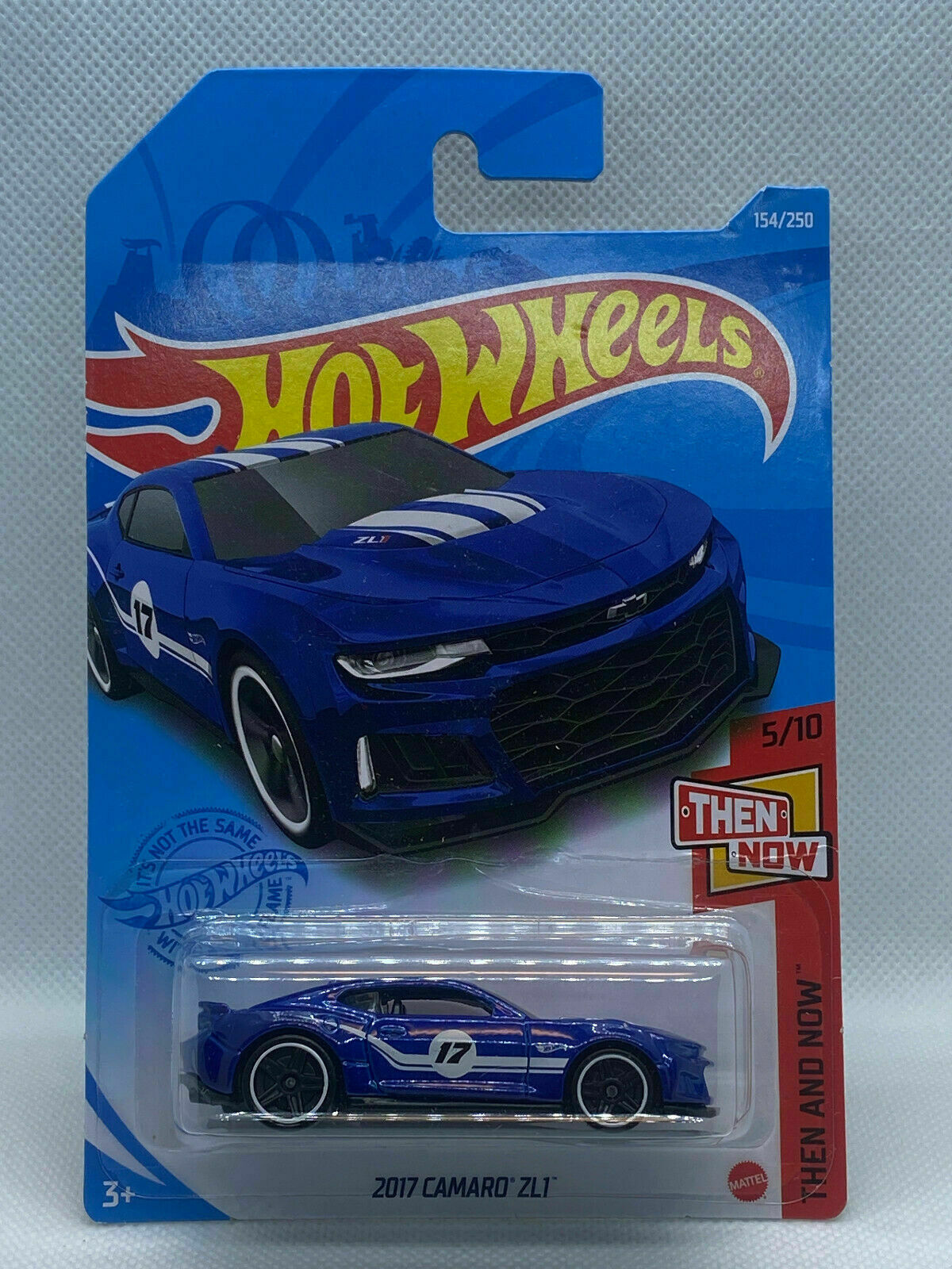 2021 Hot Wheels Then and Now #5/10 Chevrolet 2017 Camaro ZL1 #154/250 NIP
