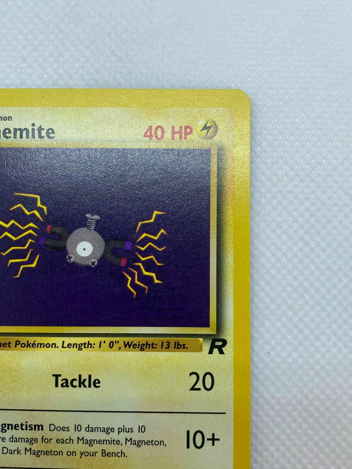 Pokémon Magnemite Team Rocket Series Common MP Condition 60/82