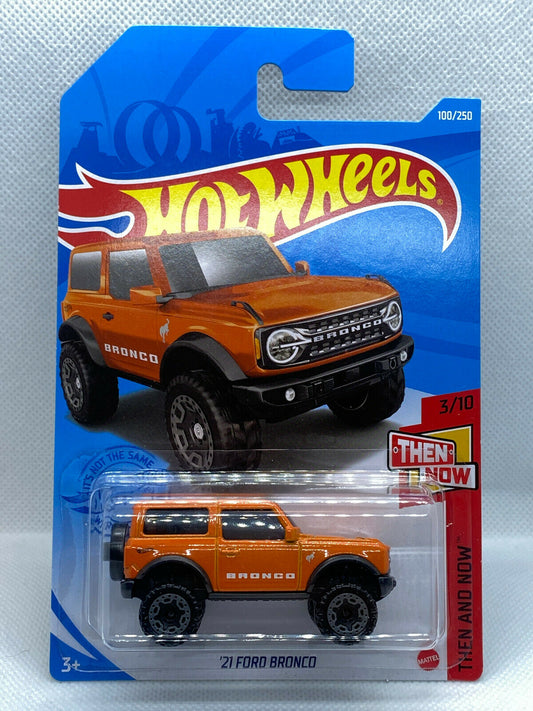 2021 Hot Wheels Then And Now #3/10 '20 Ford Bronco #100/250