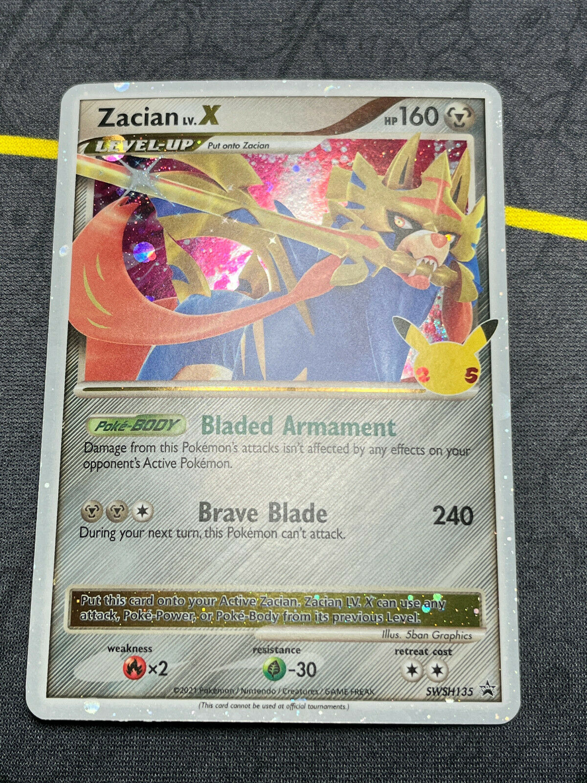 Added the latest Zacian Lv.X to complete my Lv.X collection. : r