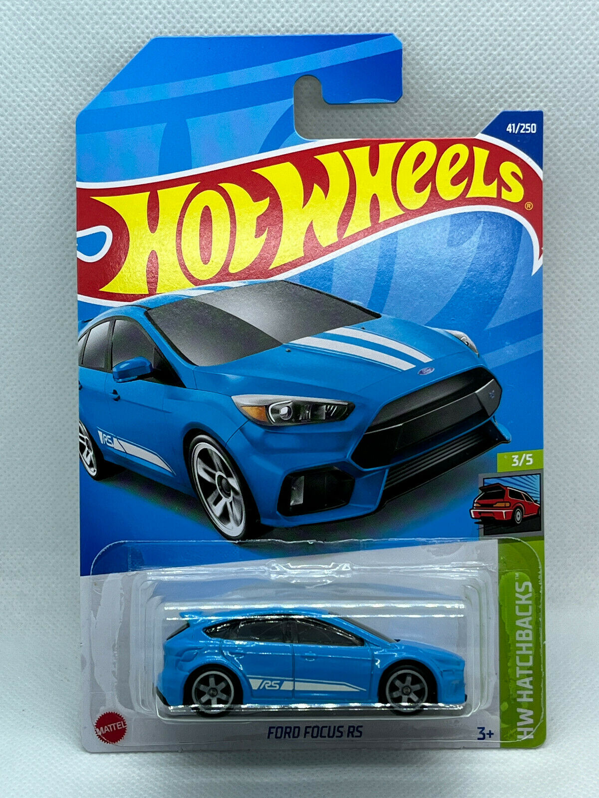 2022 Hot Wheels Ford Focus RS Real Riders Super Custom With Protector