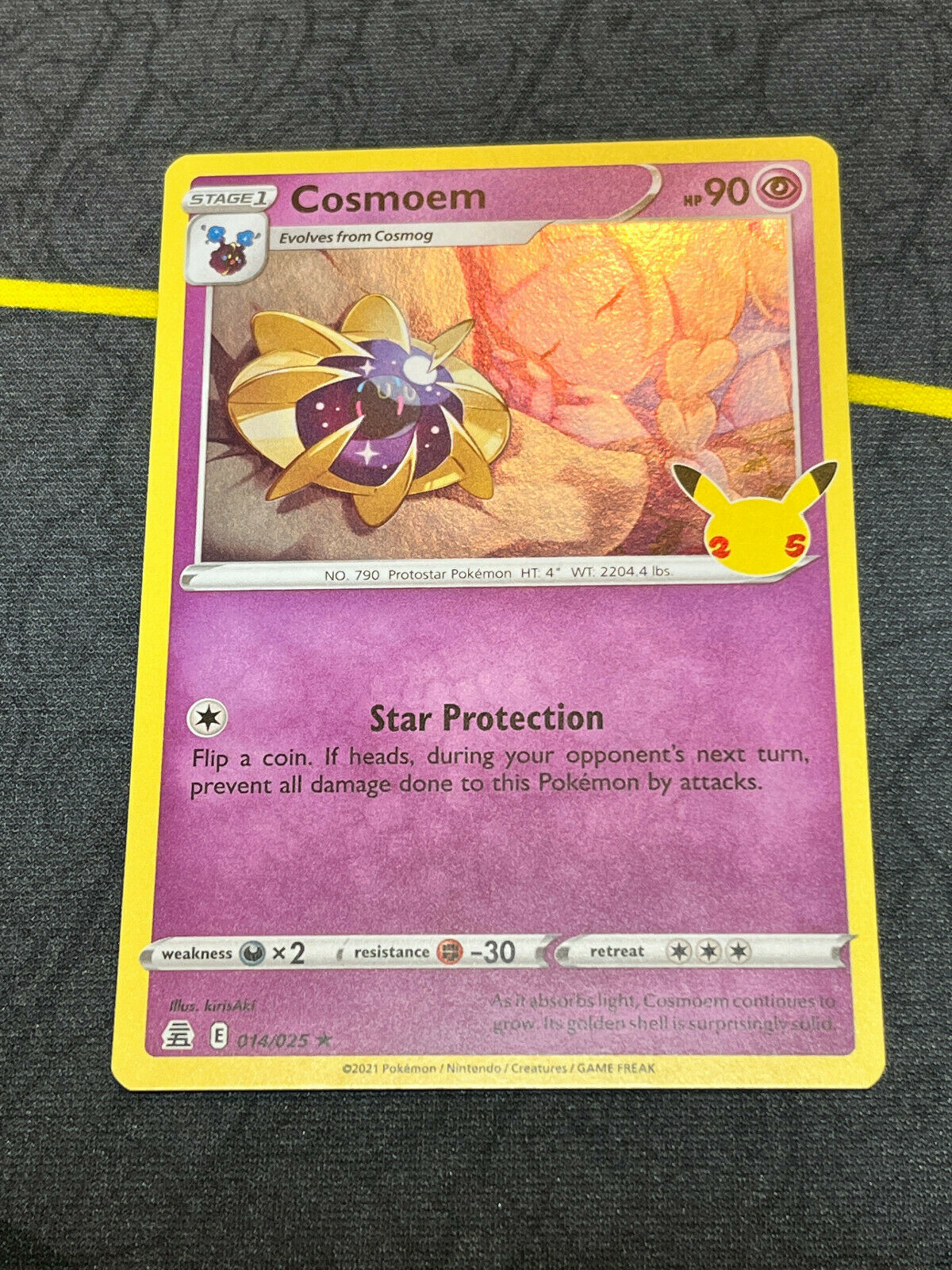 Pokémon Celebrations 014/025 Cosmoem Holo Rare NM