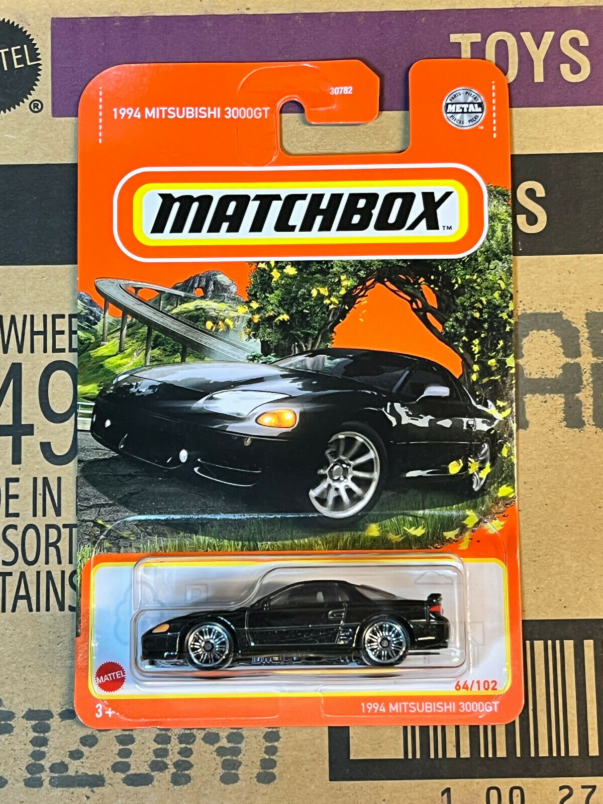 2022 Matchbox 1994 Mitsubishi 3000GT Black #64/102 NIP