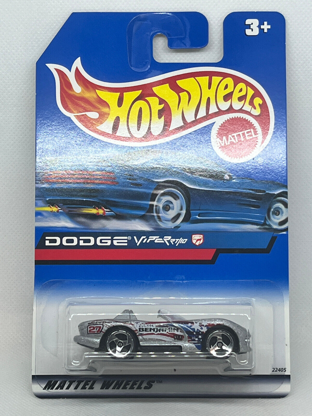1999 Hot Wheels Team Benjamin #27 Dodge Viper RT/10 NIP