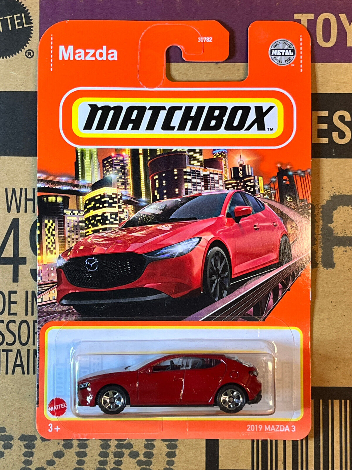2021 Matchbox 2019 Mazda 3 Red NIP