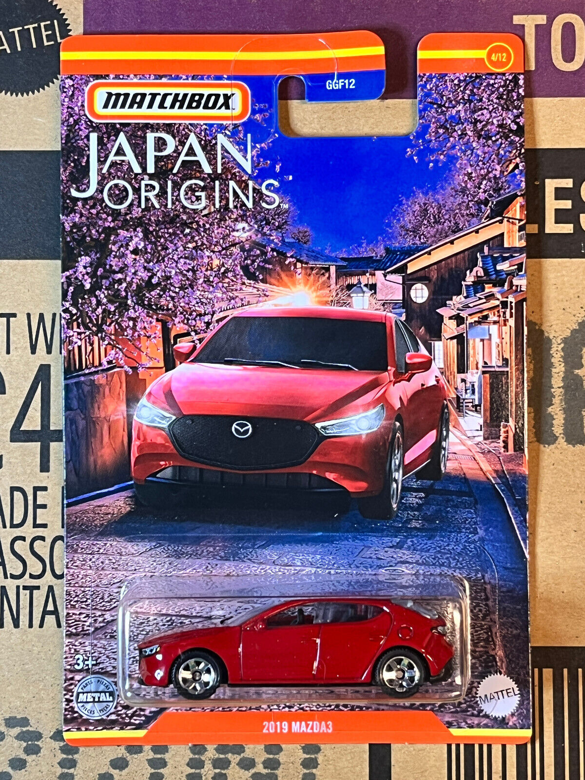 2022 Matchbox Japan Origins #4/12 2019 Mazda 3 Red NIP