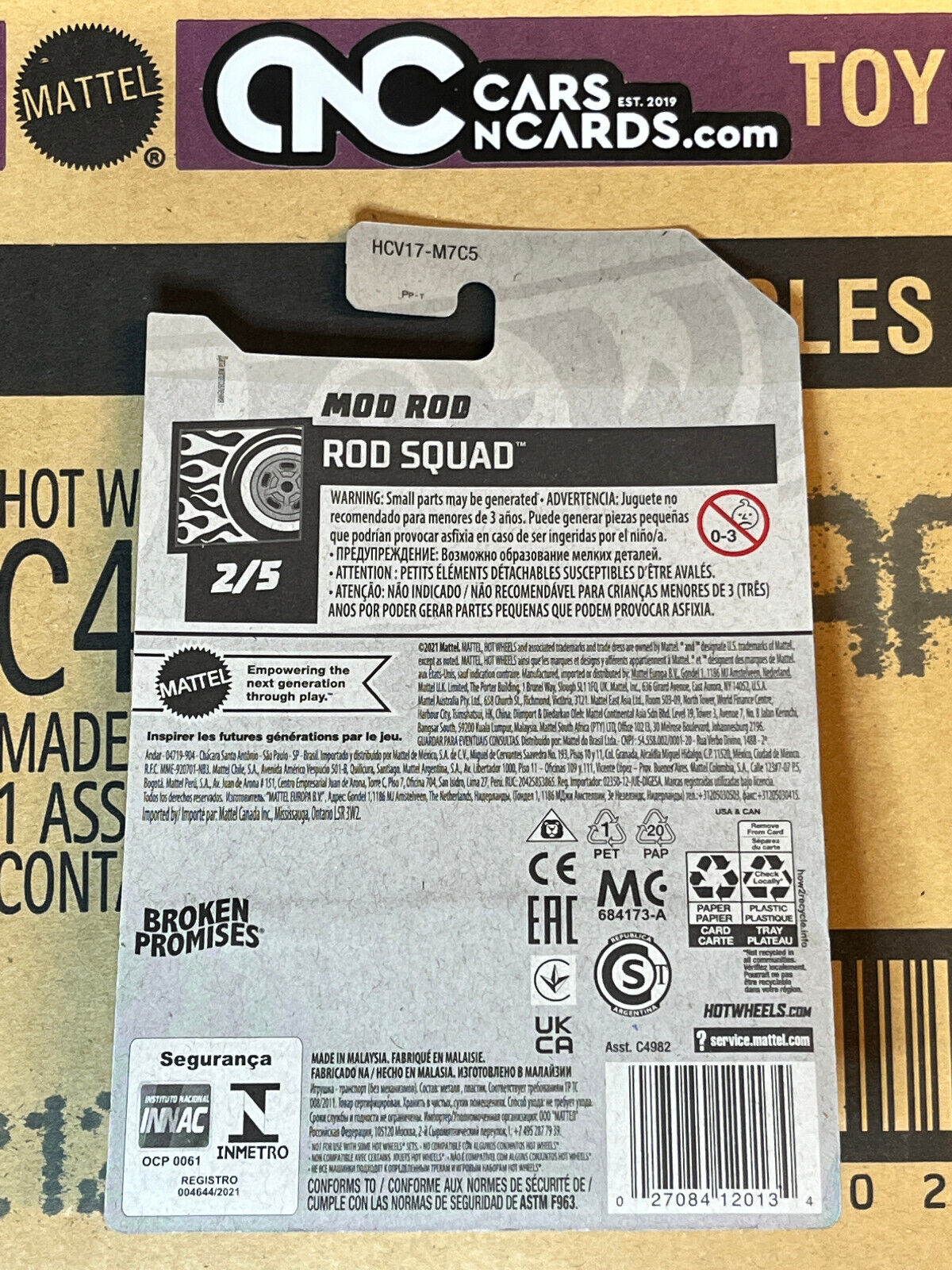 2022 Hot Wheels Rod Squad #2/5 Mod Rod Broken Promises NIP