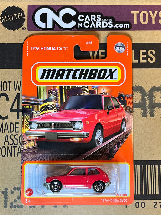 2022 Matchbox 1976 Honda CVCC Red NIP