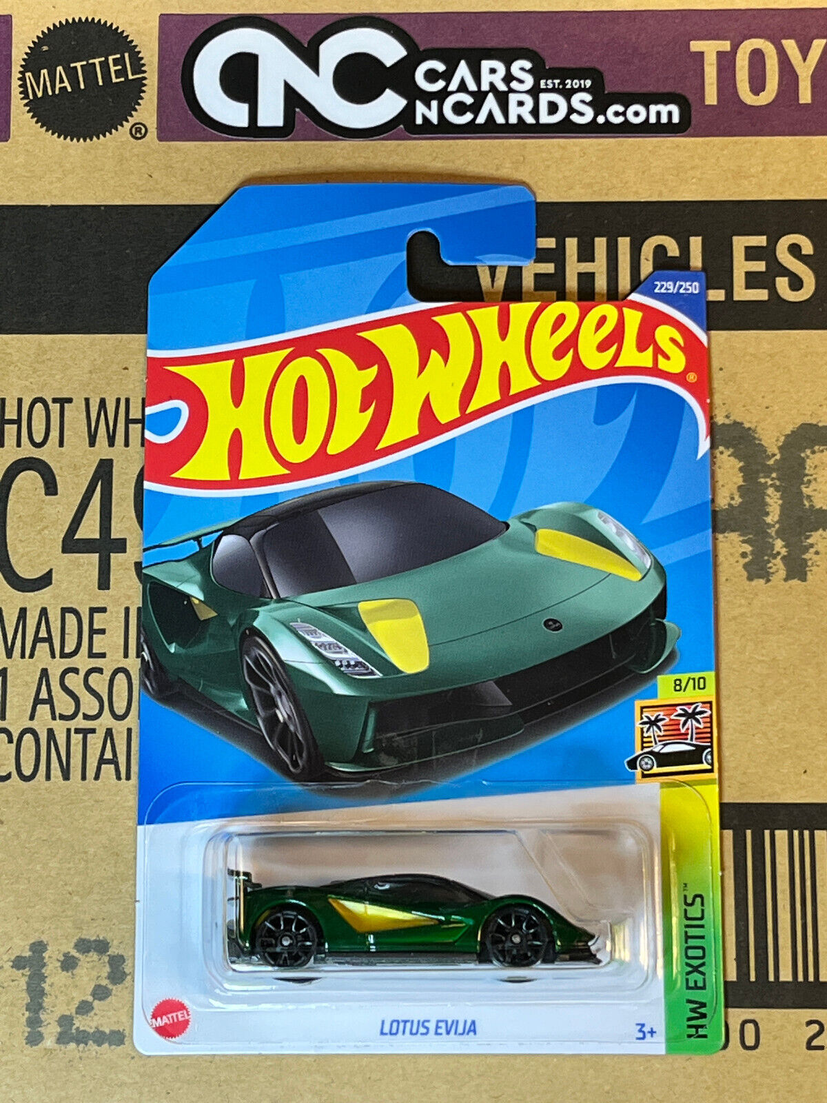 2022 Hot Wheels HW Exotics #8/10 Lotus Evija Green NIP