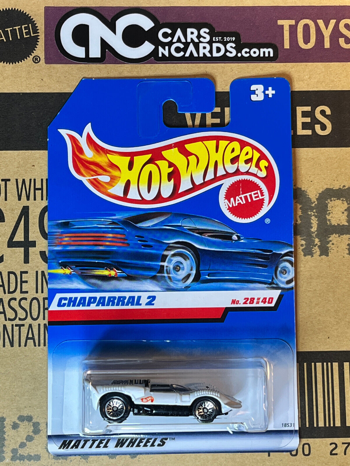 1998 Hot Wheels First Editions #28/40 Chaparral 2 (Card Crease)