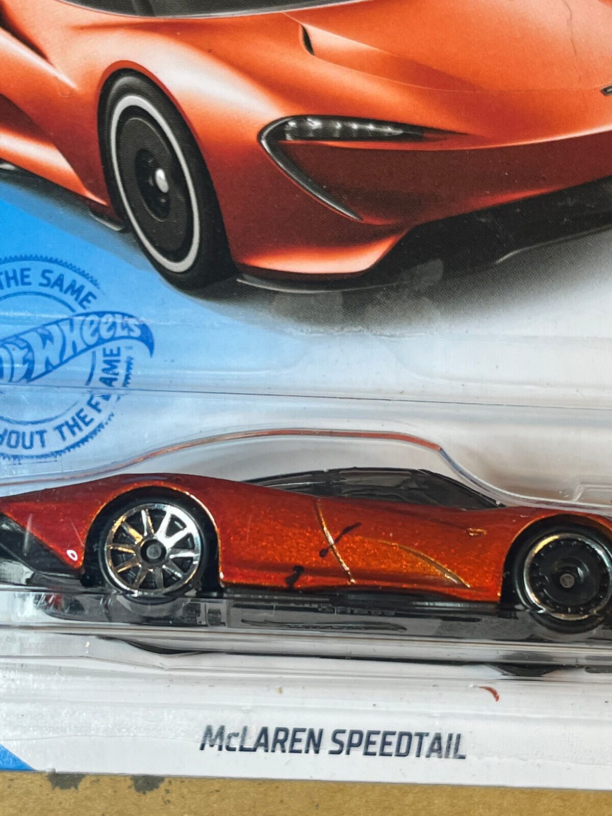 2021 Hot Wheels Factory Fresh #7/10 McLaren Speedtail Orange Paint ERROR