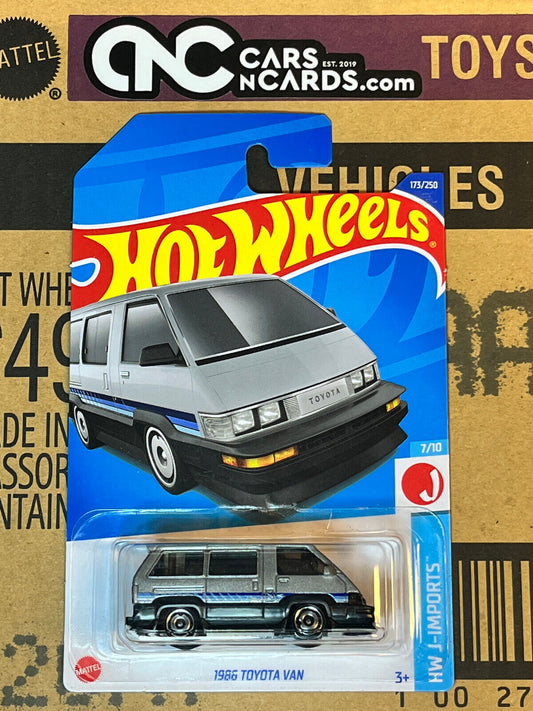 2022 Hot Wheels HW J-Imports #7/10 1986 Toyota Van #173/250 Blue NIP