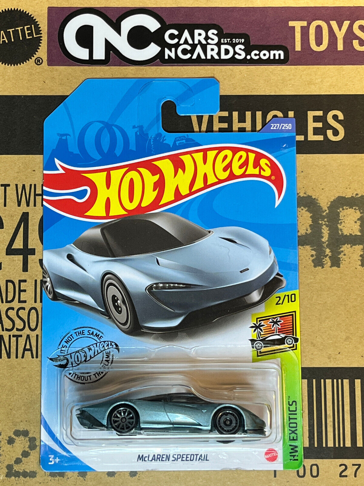 2020 Hot Wheels HW Exotics #2/10 McLaren Speedtail Blue NIP