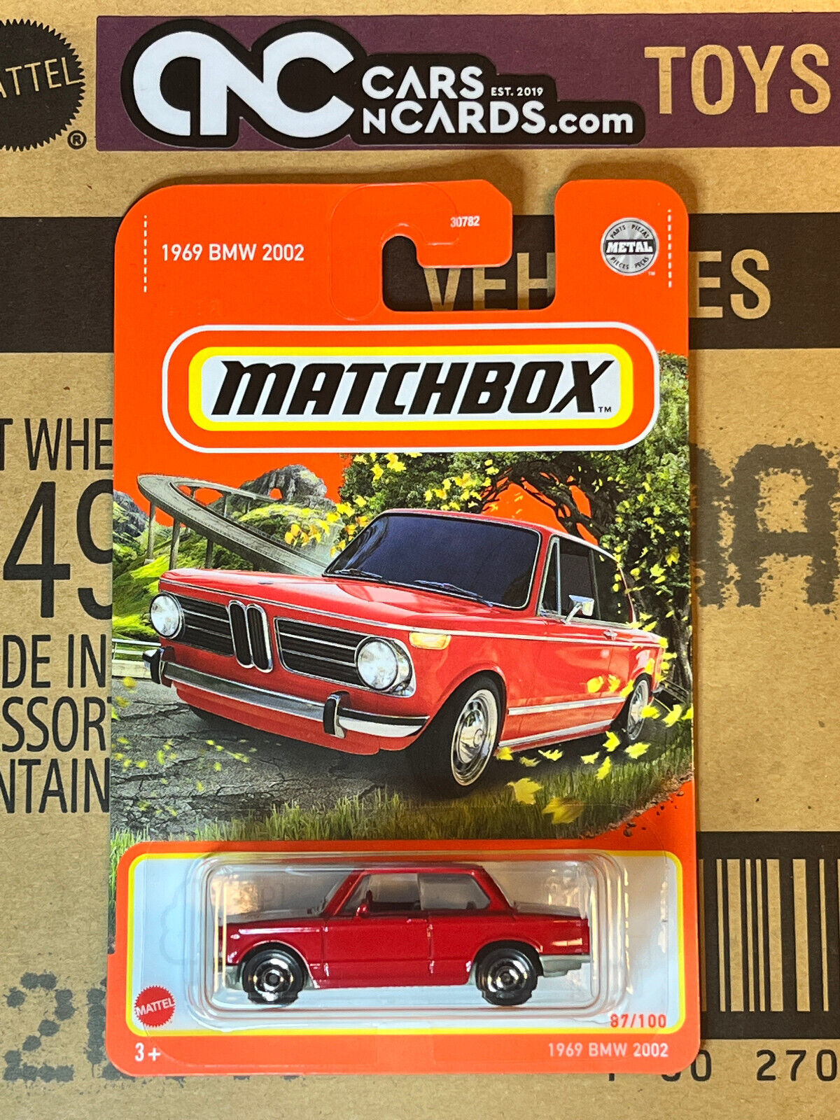2022 Matchbox #87/100 '69 BMW 2002 Red NIP