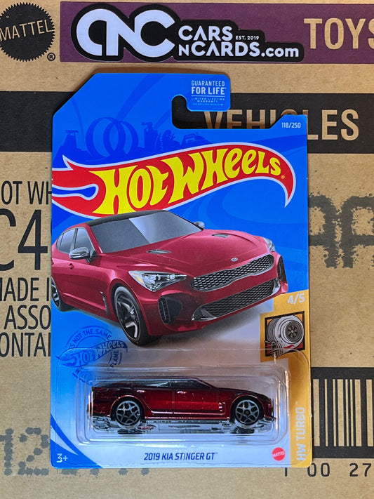 2021 Hot Wheels HW Turbo #4/5 2019 Kia Stinger GT Red NIP