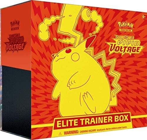 Pokémon TCG: Sword & Shield Vivid Voltage Elite Trainer Box Sealed
