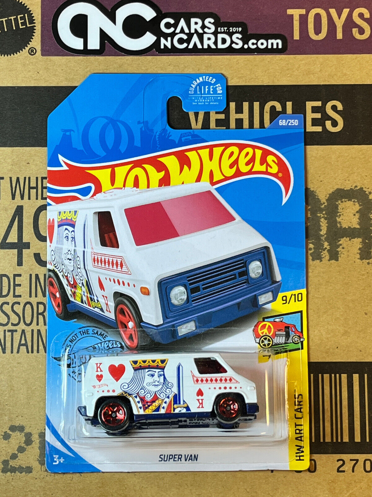 2020 Hot Wheels HW Art Cars #9/10 Super Van King of Hearts NIP