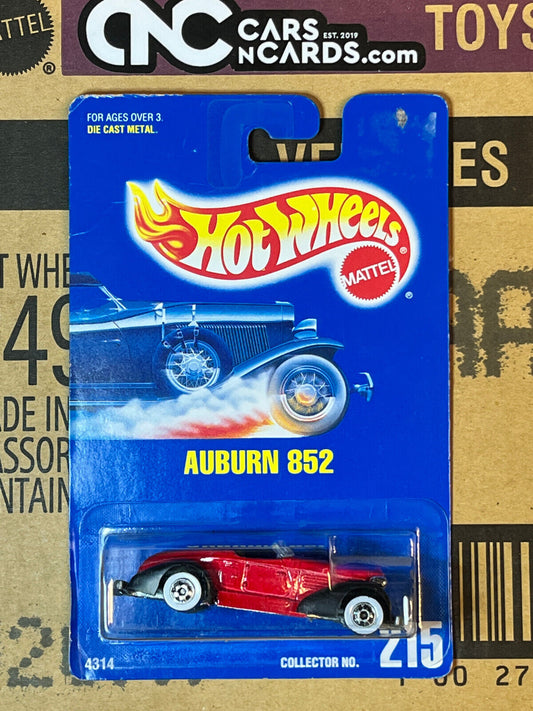 1991 Hot Wheels Auburn 852 Red Collector #215