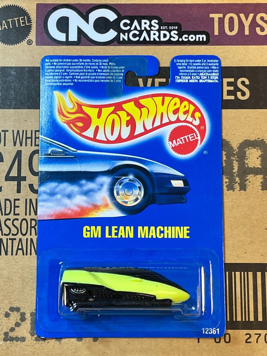 1991 Hot Wheels Blue Card GM Lean Machine Green NIP