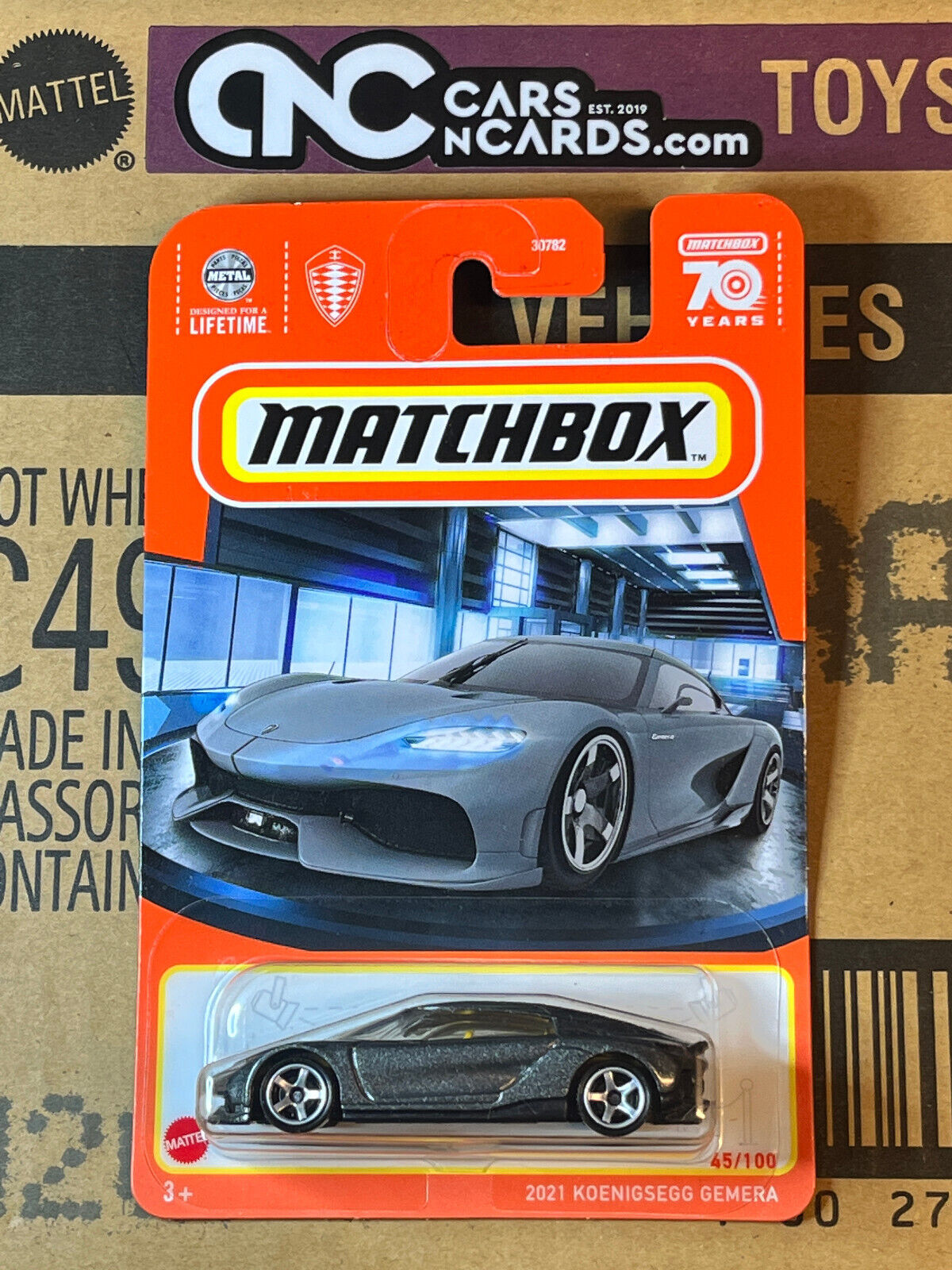 2023 Matchbox 2021 Koenigsegg Gemera #45/100 Grey NIP