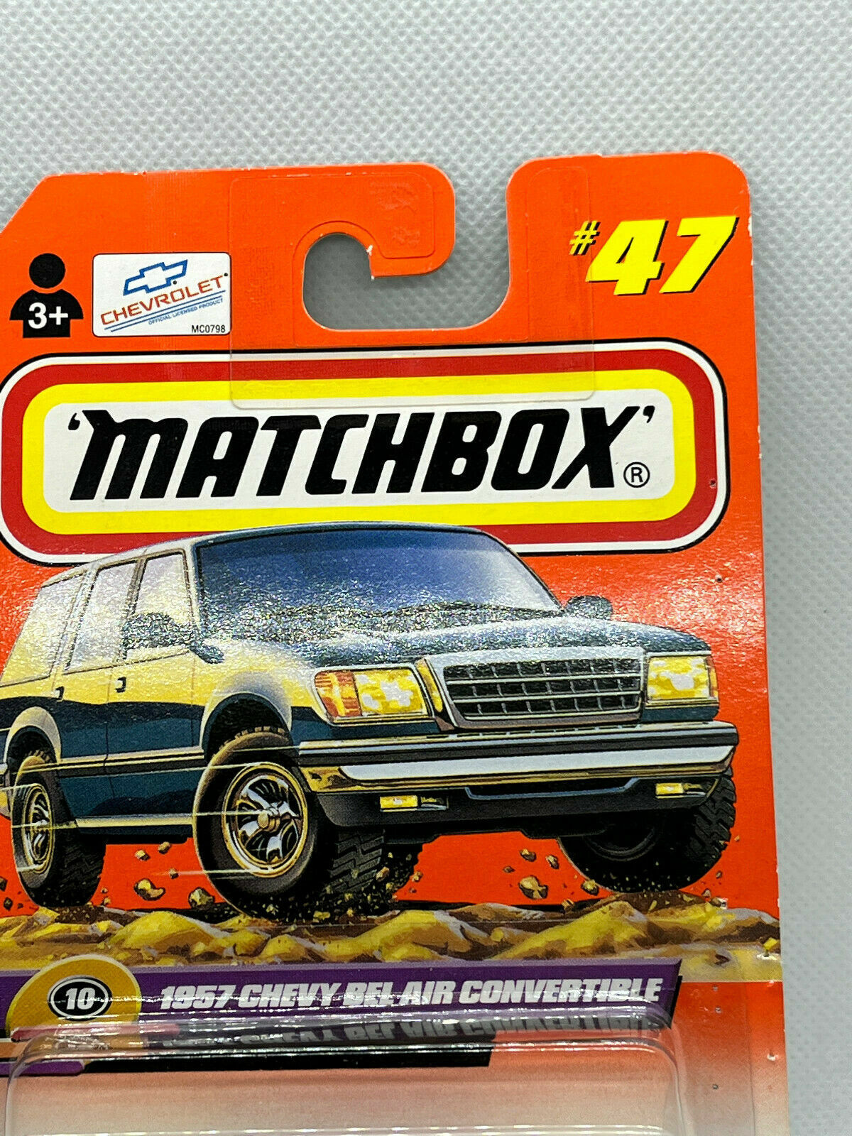 1998 Matchbox #47 1957 Chevy Bel Air Convertible NIP